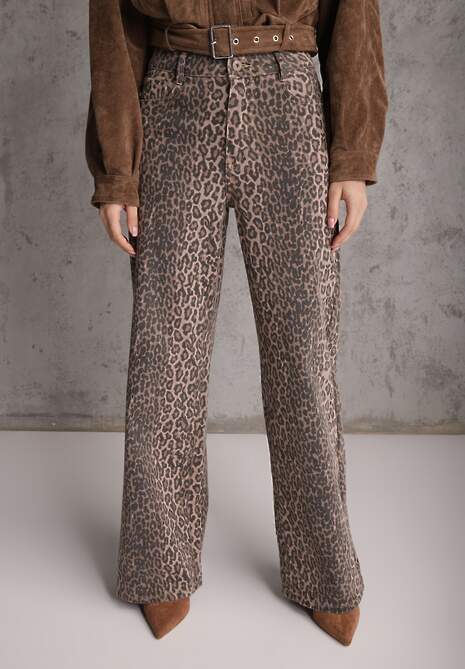 Blugi Saliritia Imprimeu leopard 5