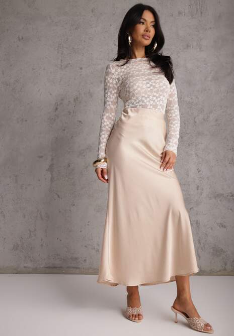 Fustă Zinnivira Bej