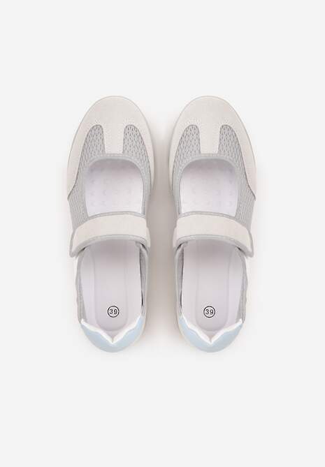 Szare Tenisówki Typu Sneakeriny Ozdobione Napisem Emirinne 6