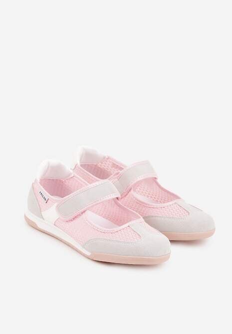 Różowe Tenisówki Typu Sneakeriny Ozdobione Napisem Emirinne 5