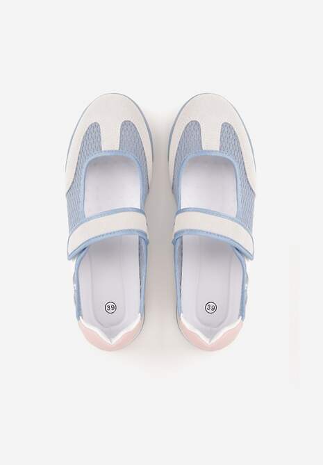 Granatowe Tenisówki Typu Sneakeriny Ozdobione Napisem Emirinne 6