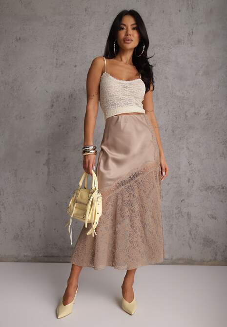 Fustă Saviraet Bej 5