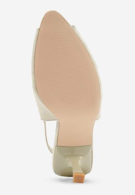 Zielone Sandały na Szpilce z Wycięciem na Palce i Odkrytą Piętą Zitissa 7