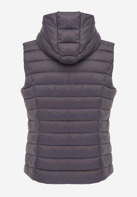 Szara Przejściowa Kamizelka z Pikowaniem i Kapturem Neatwenna 7