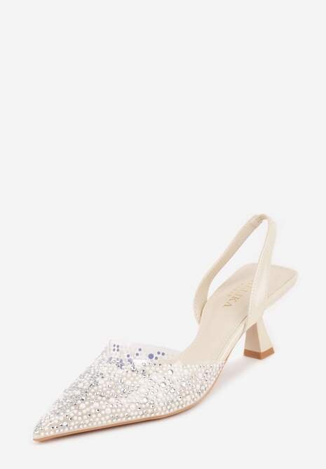 Pantofi cu toc Karenetia Bej 5