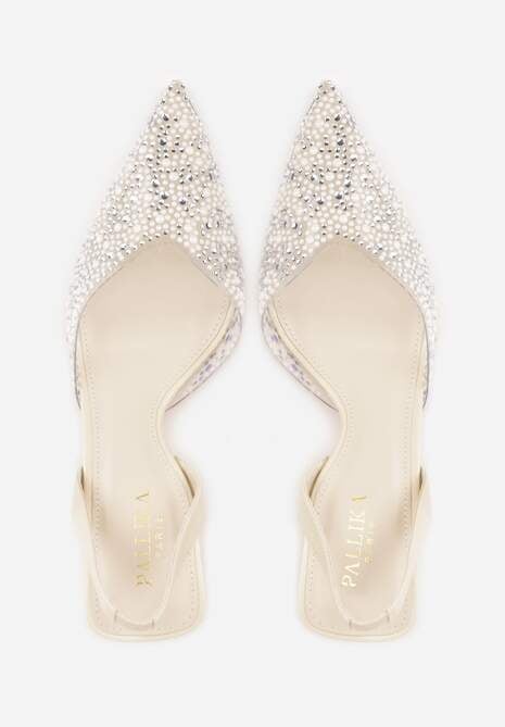 Pantofi cu toc Karenetia Bej 6