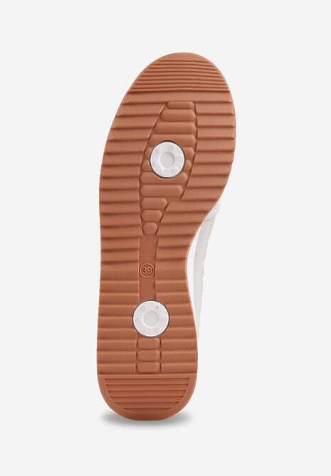 Białe Sneakersy Ozdobione Dwoma Paskami Lannatea 7