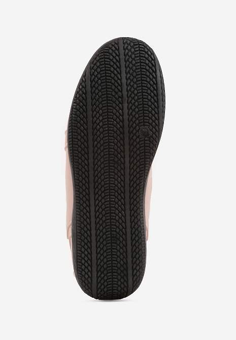 Różowe Sneakersy z Podwójnym Sznurowaniem i Geometrycznymi Wstawkami Adrearah 7