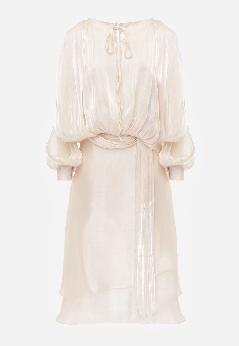 Rochie Amanna Bej deschis 6