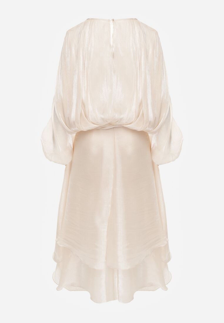 Rochie Amanna Bej deschis 7