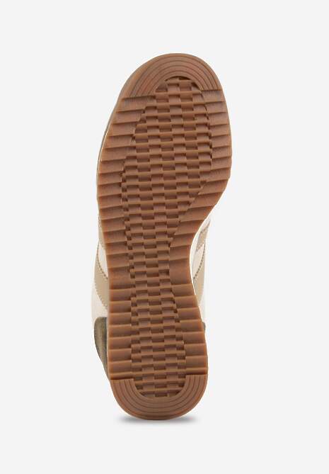 Zielone Sneakersy Ozdobione z Boku Paskami Ariene 7