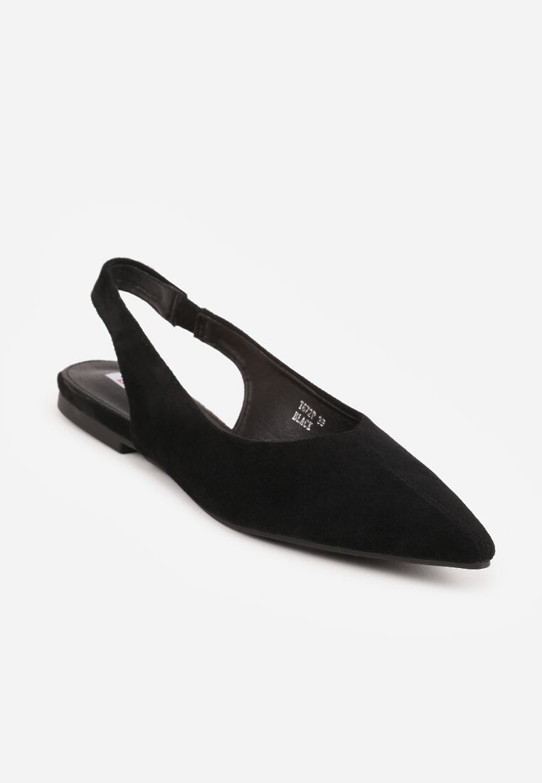 Czarne Balerinki Typu Slingback Diarin 5