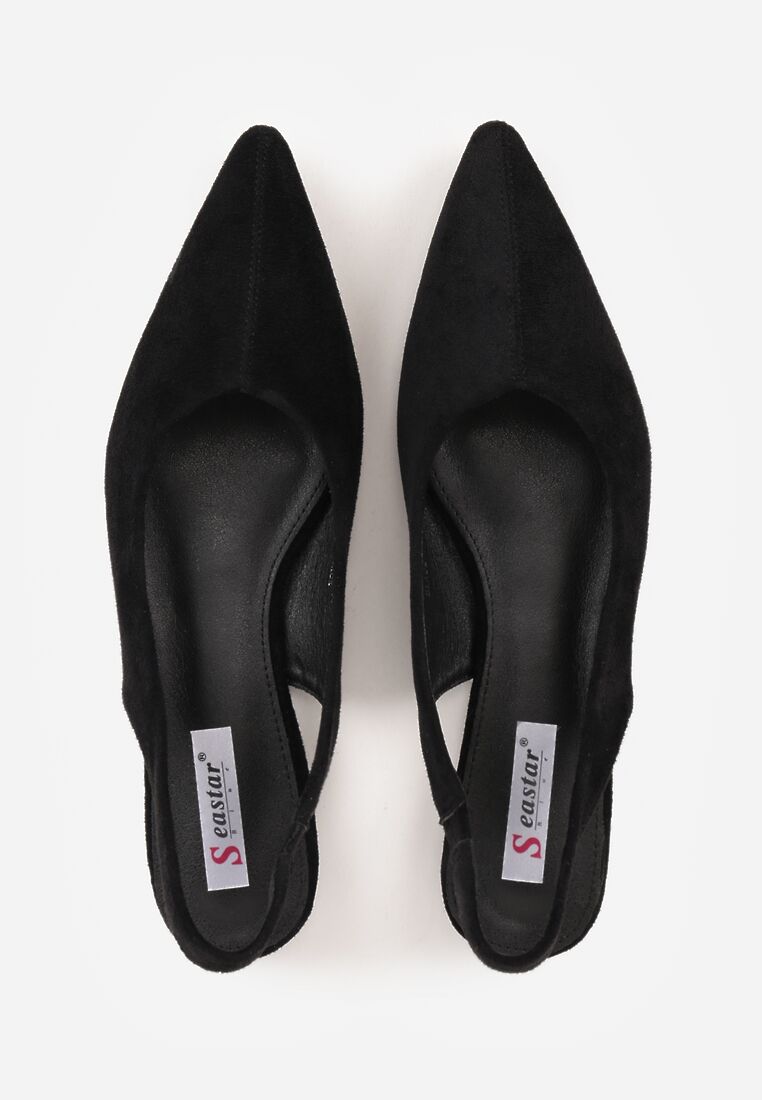 Czarne Balerinki Typu Slingback Diarin 6