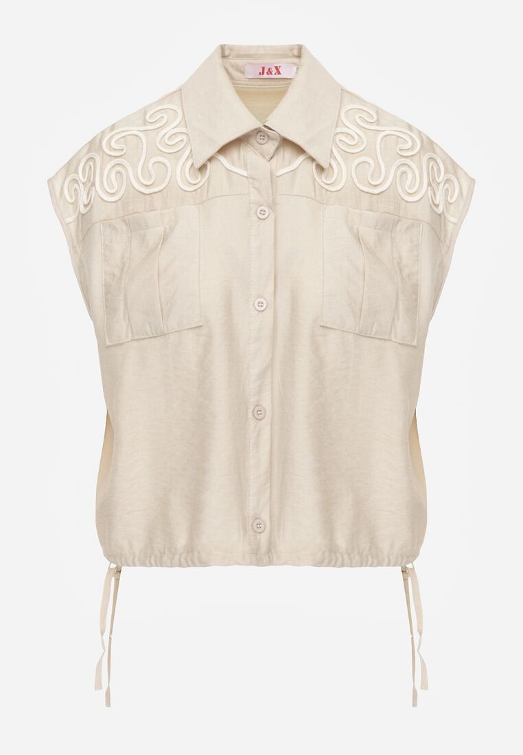 Cămașă Assabel Bej 6