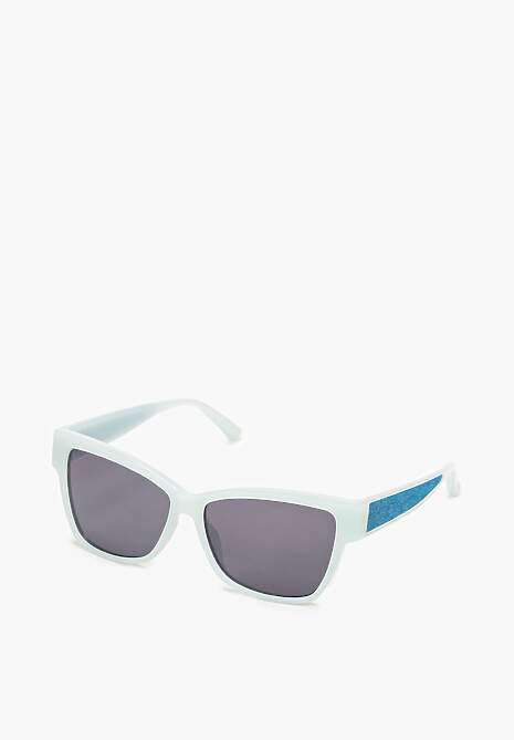 Niebieskie Okulary Przeciwsłoneczne z Ozdobnymi Zausznikami Littes