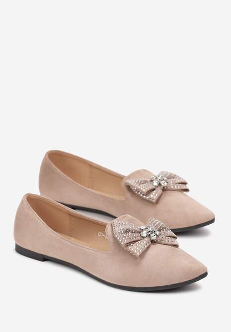 Fioletowe Balerinki Hela 4