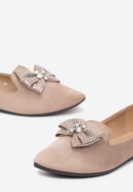 Fioletowe Balerinki Hela 5