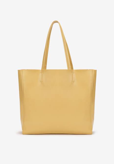 Geantă Galbenă Shopper din Piele Ecologică Scillette