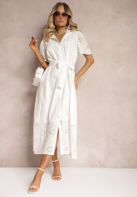 Biała Sukienka Tinarose