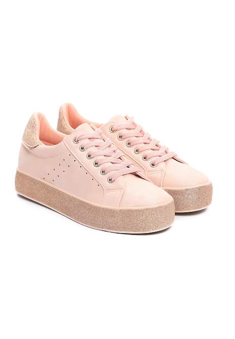 Różowe Buty Sportowe Yearningly 4