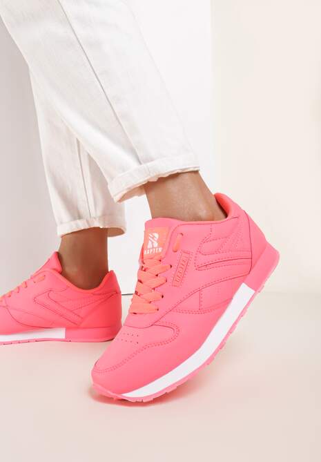 Fuksjowe Neonowe Buty Sportowe Gemini