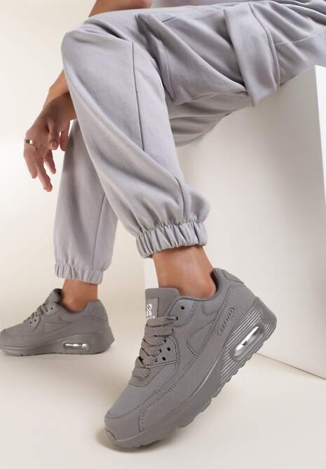 Szare Buty Sportowe Vintage Nildas