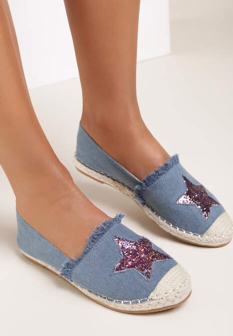 Niebieskie Espadryle Bumblebee