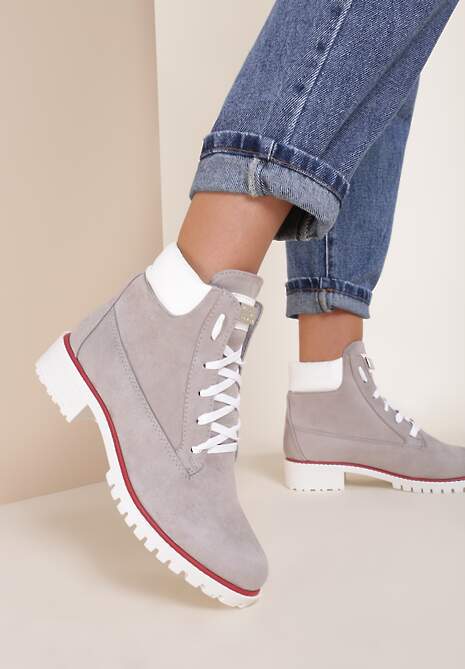 Szare Traperki Speedy Fly