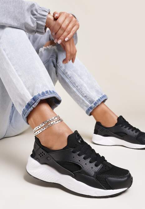 Czarne Buty Sportowe Flexible