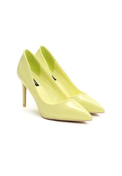 Limonkowe Szpilki Pretty Look 4