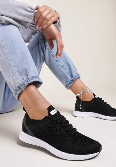 Czarne Buty Sportowe Feelings