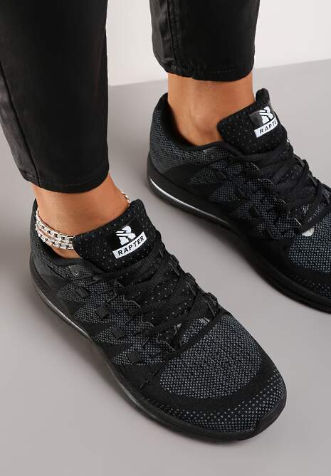 Czarne Buty Sportowe Delorenna