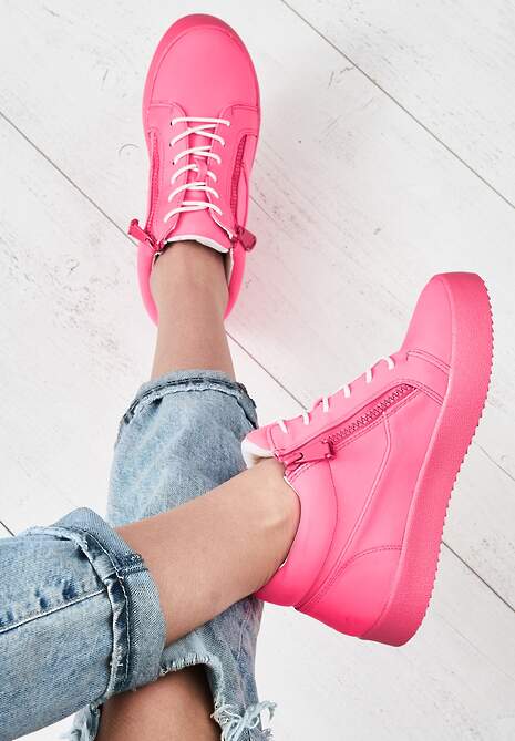 Fuksjowe Neonowe Sneakersy Let It Go