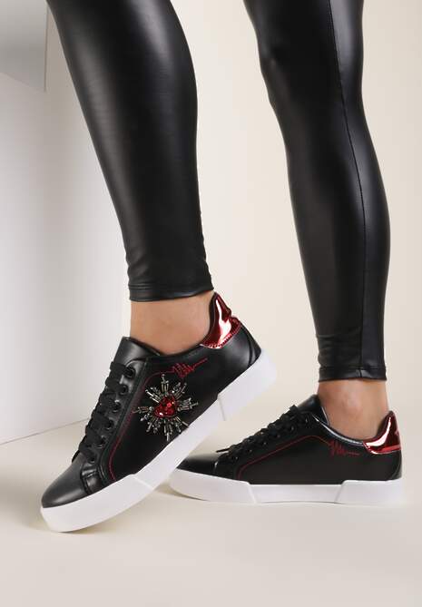 Czarne Sneakersy Citrine