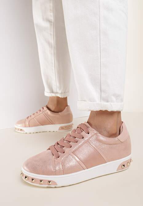 Różowe Sneakersy Amor De Mi Vida