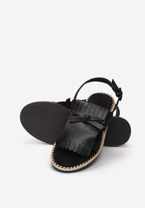 Czarne Sandały Charcoal Black 5