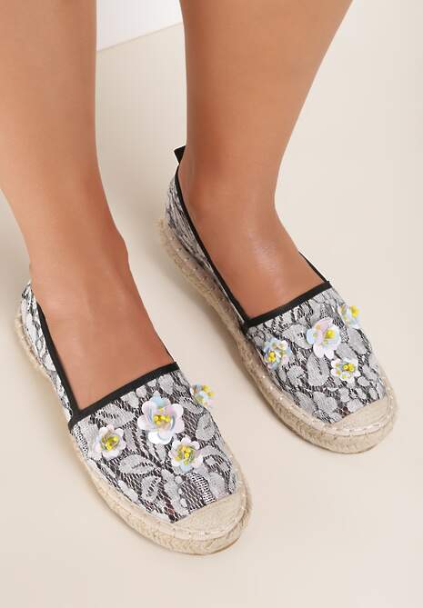 Czarne Espadryle Saturday Sun