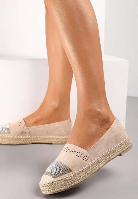 Beżowe Espadryle Inform