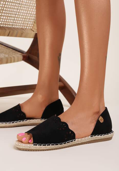 Czarne Espadryle Pining