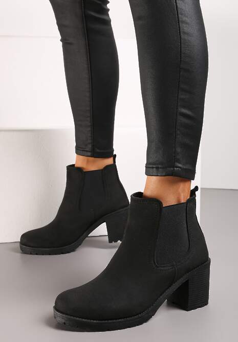 Botine Negre Leigh