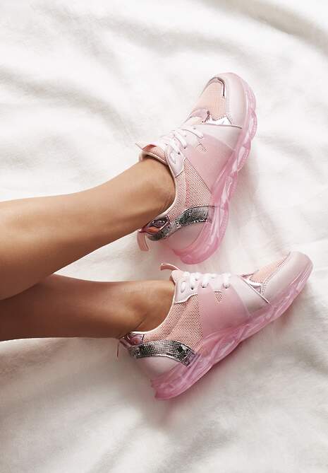 Różowe Sneakersy Gathalise