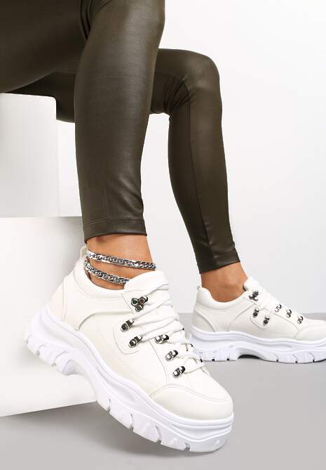 Białe Sneakersy Aquaguna