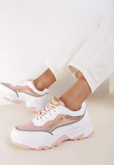 Różowe Sneakersy Kaineva
