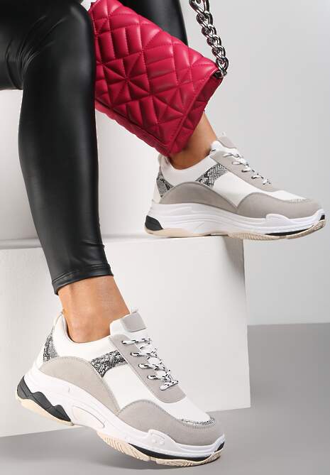 Biało-Szare Sneakersy Aroape