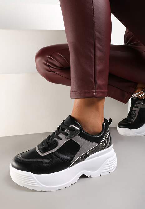 Czarne Sneakersy Cricketflight