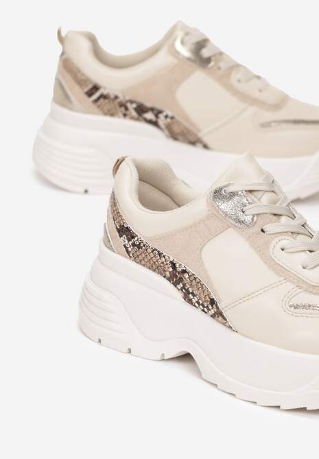 Beżowe Sneakersy Cricketflight 5