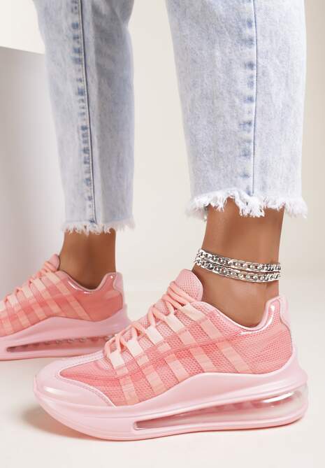 Różowe Sneakersy Gineros