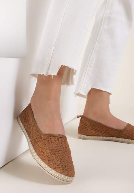 Brązowe Espadryle Heliriye