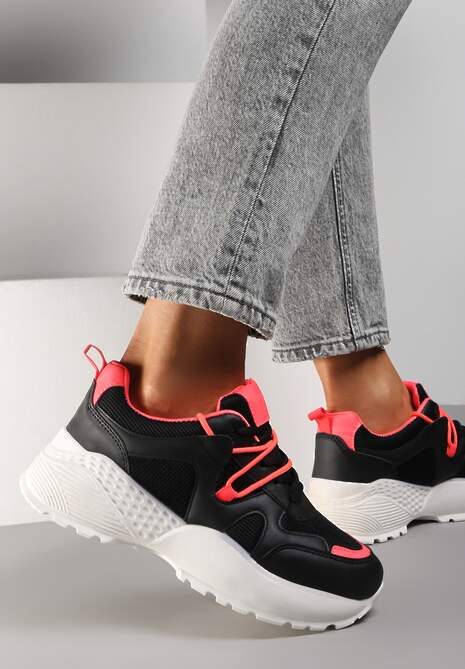 Czarne Sneakersy Euthiaphe
