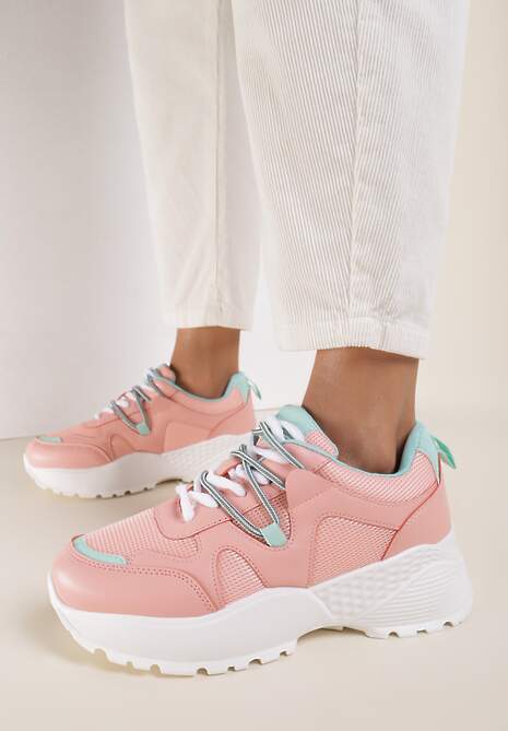Różowe Sneakersy Euthiaphe